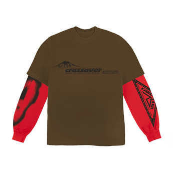 Travis Scott Cactus Jack Crossover Longsleeve Tee Brown