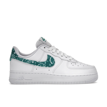 Air Force 1 White Green Paisley