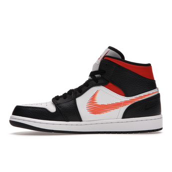 Air Jordan 1 Mid Zig Zag Swoosh Orange