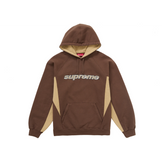 Supreme Division Hooded Sweatshirt Brown