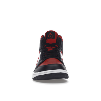 Air Jordan 1 Mid Black Fire Red