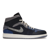 Air Jordan 1 Mid SE Craft Obsidian French Blue Ashen Slate White