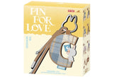 Pop Mart Labubu The Monsters Pin for Love Series Letter Pendant