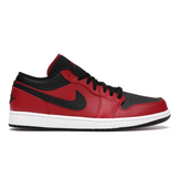 Air Jordan 1 Low Reverse Bred Pebbled Swoosh