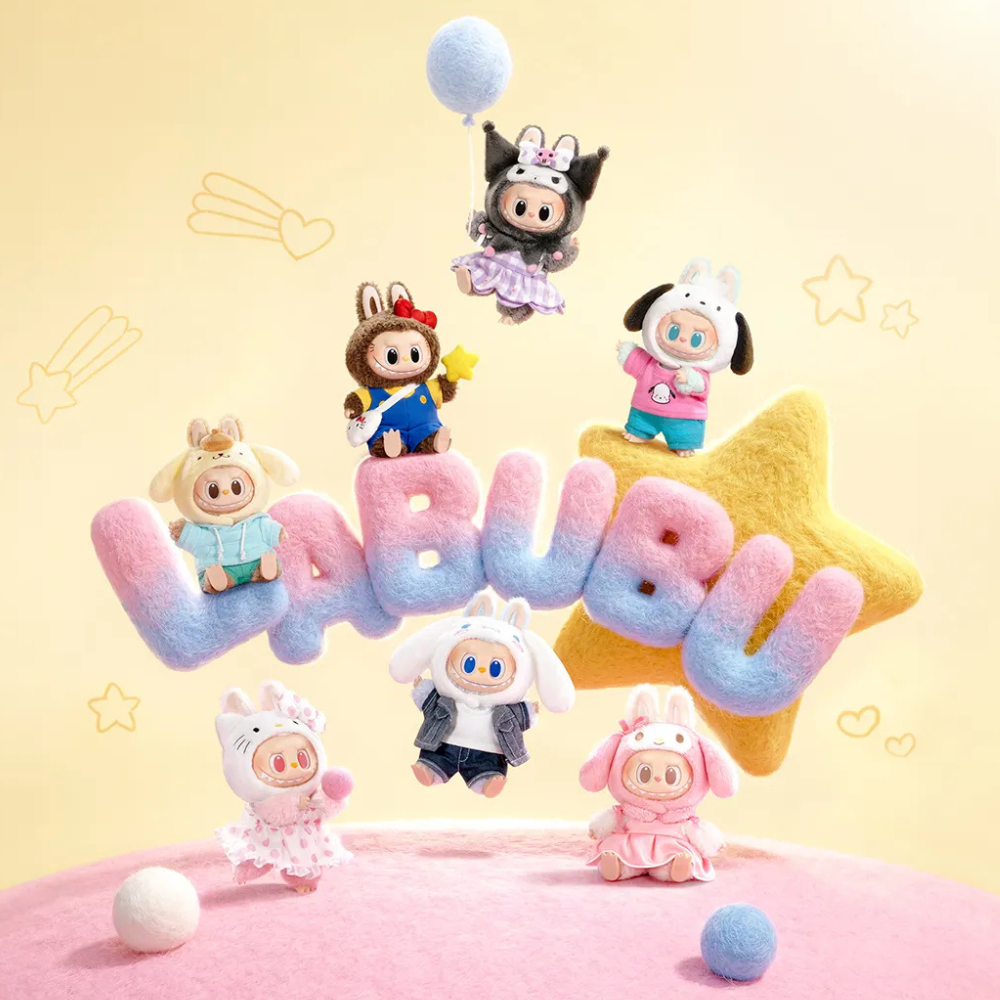 Pop Mart The Monsters Labubu x Hello Kitty and Friends Series Single Blind Box