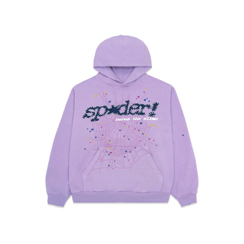 Sp5der Acai Hoodie Purple