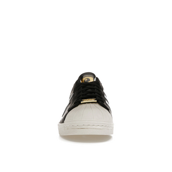 Adidas Superstar 80s Bape Black White Gold