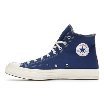 Converse Chuck Taylor All Star 70 Hi Comme des Garcons PLAY Blue Quartz