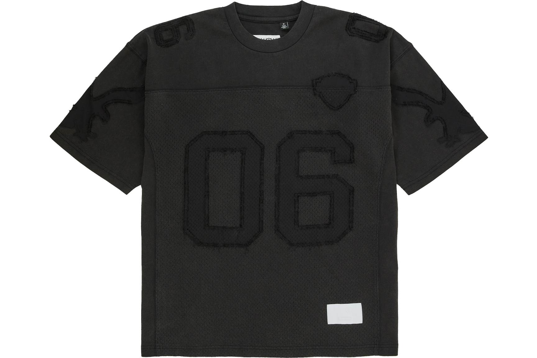 Supreme MM6 Maison Margiela Cotton Football Jersey Black