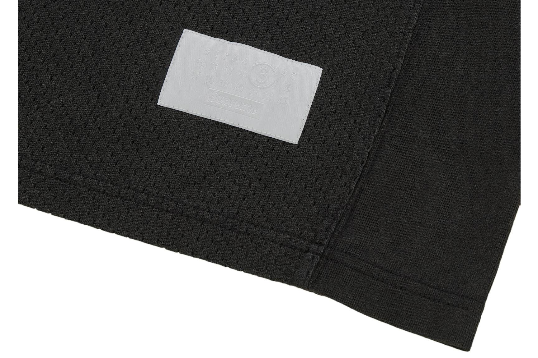 Supreme MM6 Maison Margiela Cotton Football Jersey Black