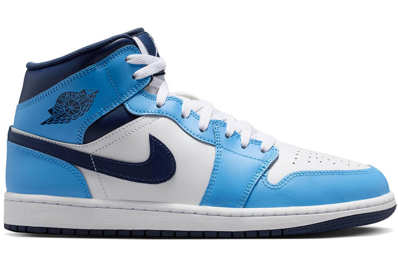 Air Jordan 1 Mid University Blue Midnight Navy product image