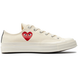 Converse Chuck Taylor All Star 70 Ox Comme des Garcons PLAY Single Heart Milk