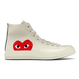 Converse Chuck Taylor All Star 70 Hi Comme des Garcons PLAY White