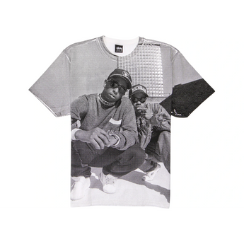 Stussy Gang Starr Tee Multicolor/White