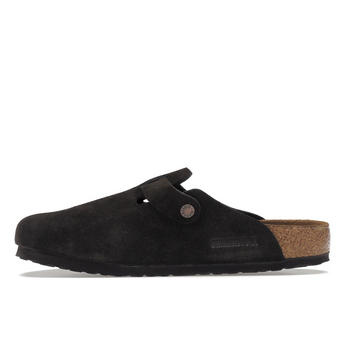 Birkenstock Boston Soft Footbed Suede Mocha