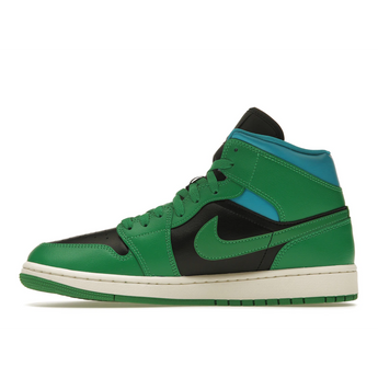 Air Jordan 1 Mid Lucky Green Aquatone