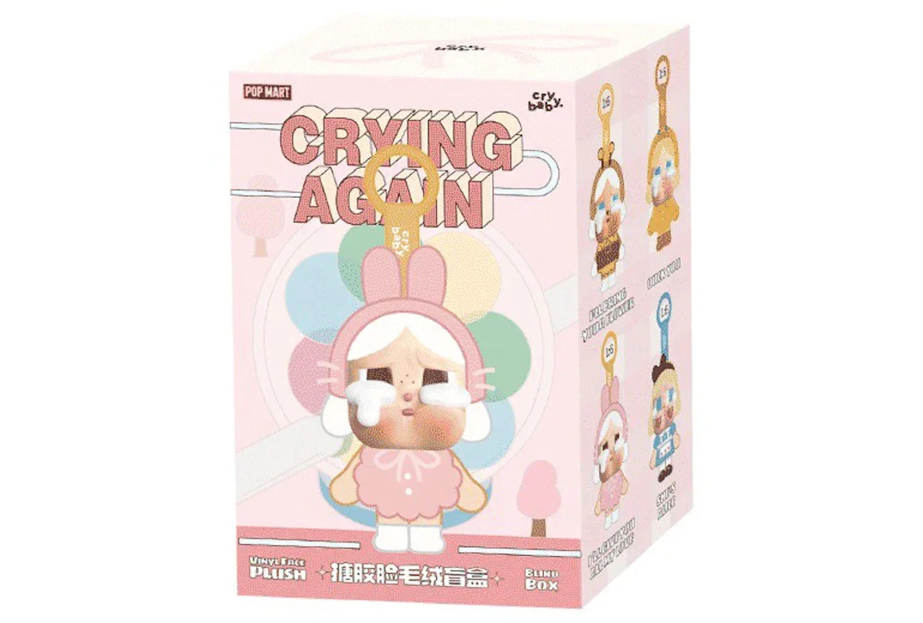 Pop Mart CryBaby Crying Again Series Vinyl Face Plush Single Blind Box - Sneakerzone