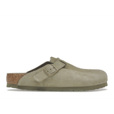 Birkenstock Boston Soft Footbed Suede Faded Khaki