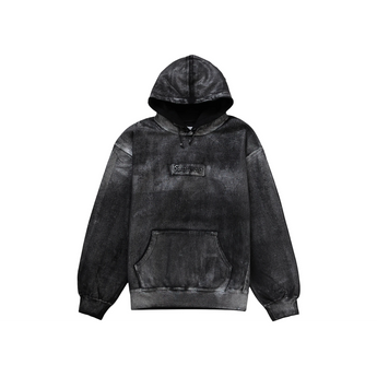 Supreme MM6 Maison Margiela Foil Box Logo Hooded Sweatshirt Black