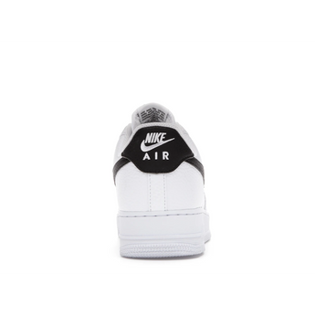 Air Force 1 07 White Black Pebbled Leather