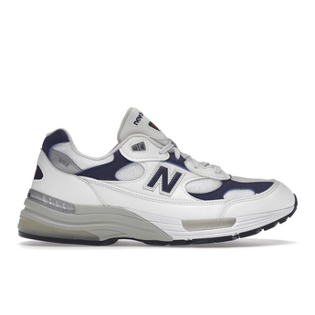 New Balance 992 White Navy