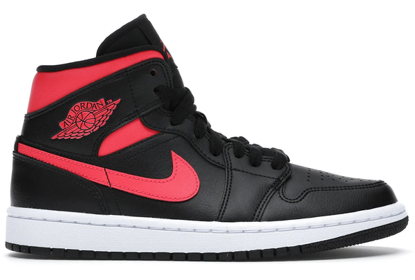 Air Jordan 1 Mid Black Siren Red