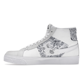 Nike SB Zoom Blazer Mid Premium Floral White Grey