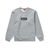 Supreme Box Logo Crewneck Heather Grey