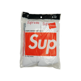 Supreme Hanes Crew Socks White