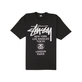 Stüssy World Tour T-shirt Black