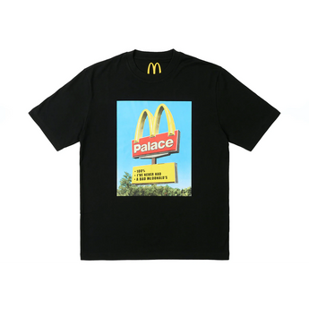 Palace x McDonald's Sign T-shirt Black