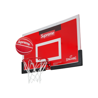 Supreme Spalding Mini Basketball Hoop Red