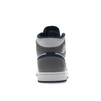 Air Jordan 1 Mid True Blue Cement