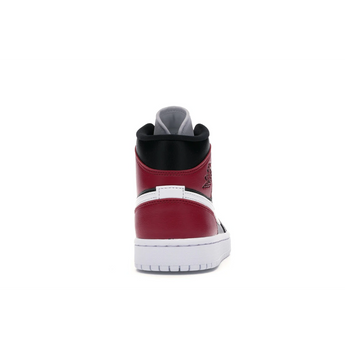 Air Jordan 1 Mid Black Noble Red