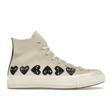 Converse Chuck Taylor All Star 70 Hi Comme des Garcons PLAY Multi-Heart Milk