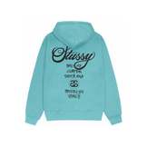 Stussy World Tour Hoodie Ocean