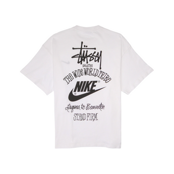 Nike x Stussy The Wide World Tribe T-Shirt White