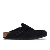 Birkenstock Boston Soft Footbed Suede Black