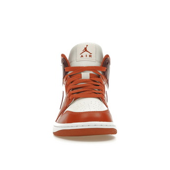 Air Jordan 1 Mid Dusty Peach Night Maroon