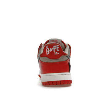 A Bathing Ape Bape SK8 Sta Red Grey