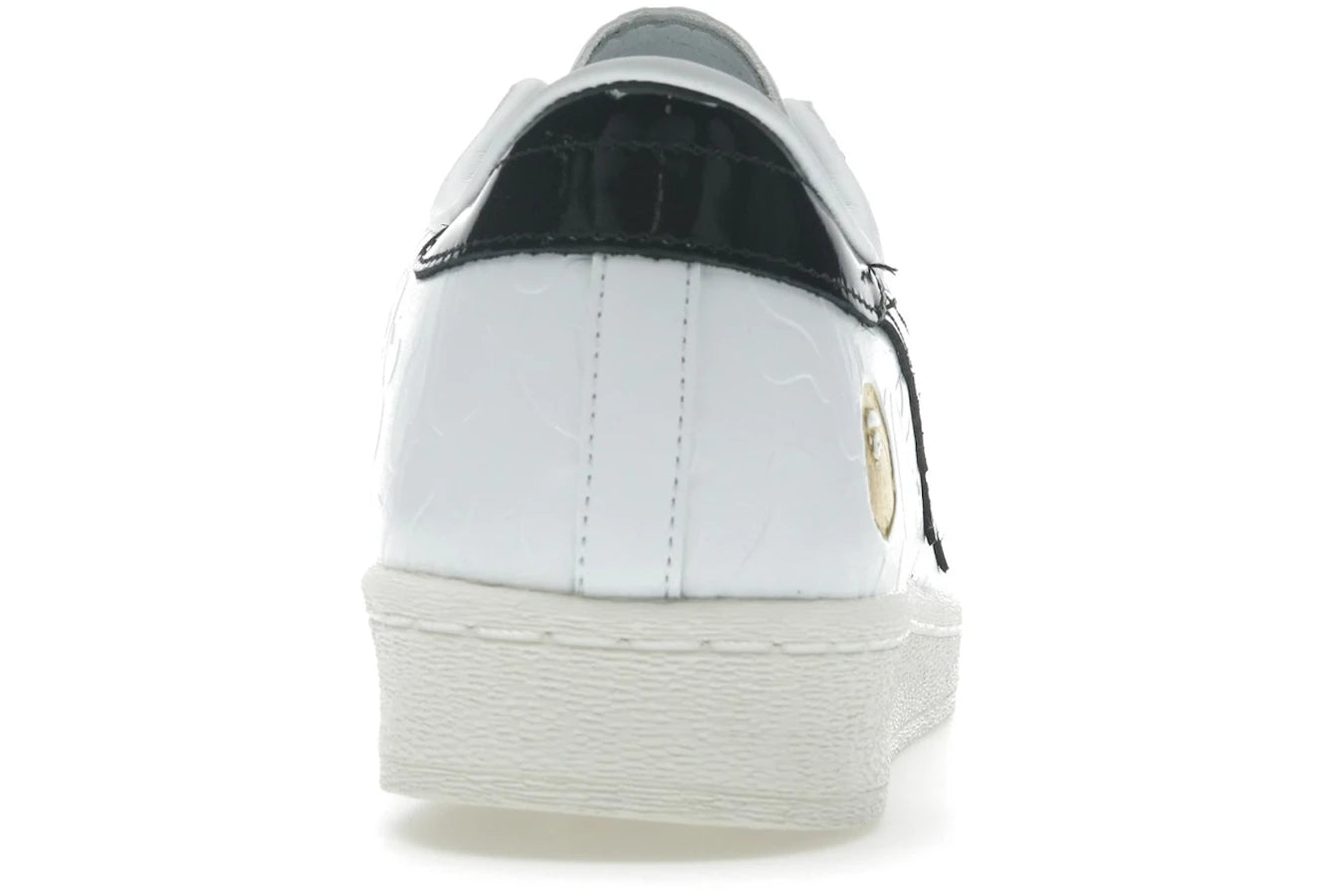 Adidas Superstar Vintage Bape White Black