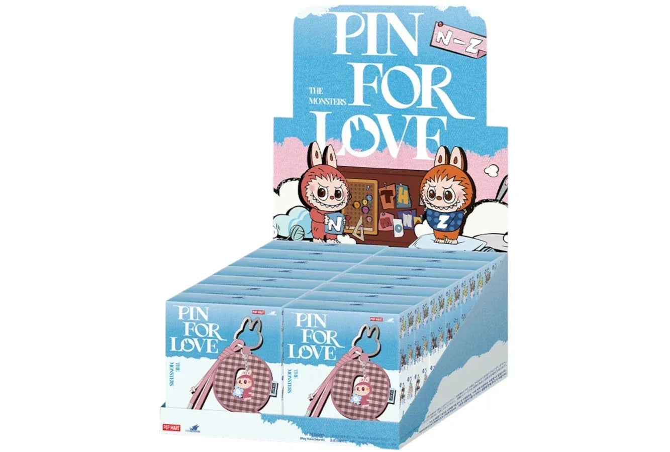 Labubu Pin for Love Series Letter Pendant Sealed Case (N-Z) - Sneakerzone