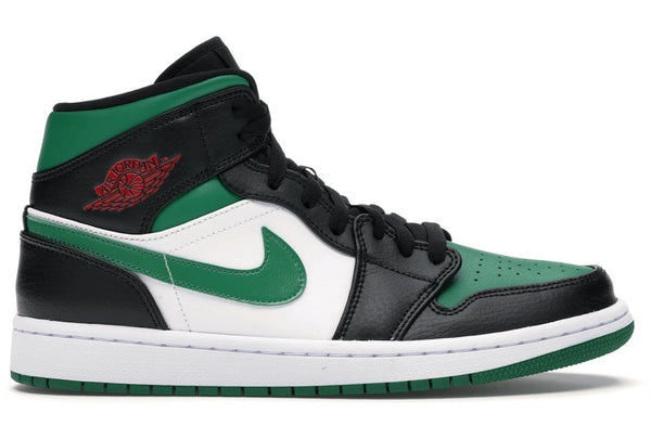 Air Jordan 1 Mid Green Toe