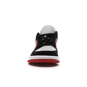 Air Jordan 1 Low Black White Gym Red