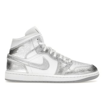 Air Jordan 1 Mid SE Metallic Silver