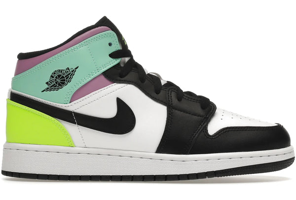 Air Jordan 1 Mid Pastel Black Toe