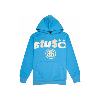 Stüssy x CPFM 8 Ball Pigment Dyed Hoodie Blue