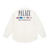 Palace x Gap Drop Shoulder Oxford Shirt White