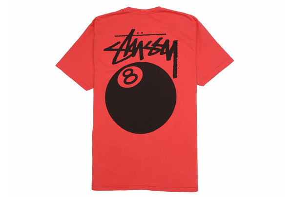 Stussy 8 Ball Pigment Dyed Tee Guava