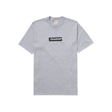 Supreme Futura Box Logo Tee Heather Grey